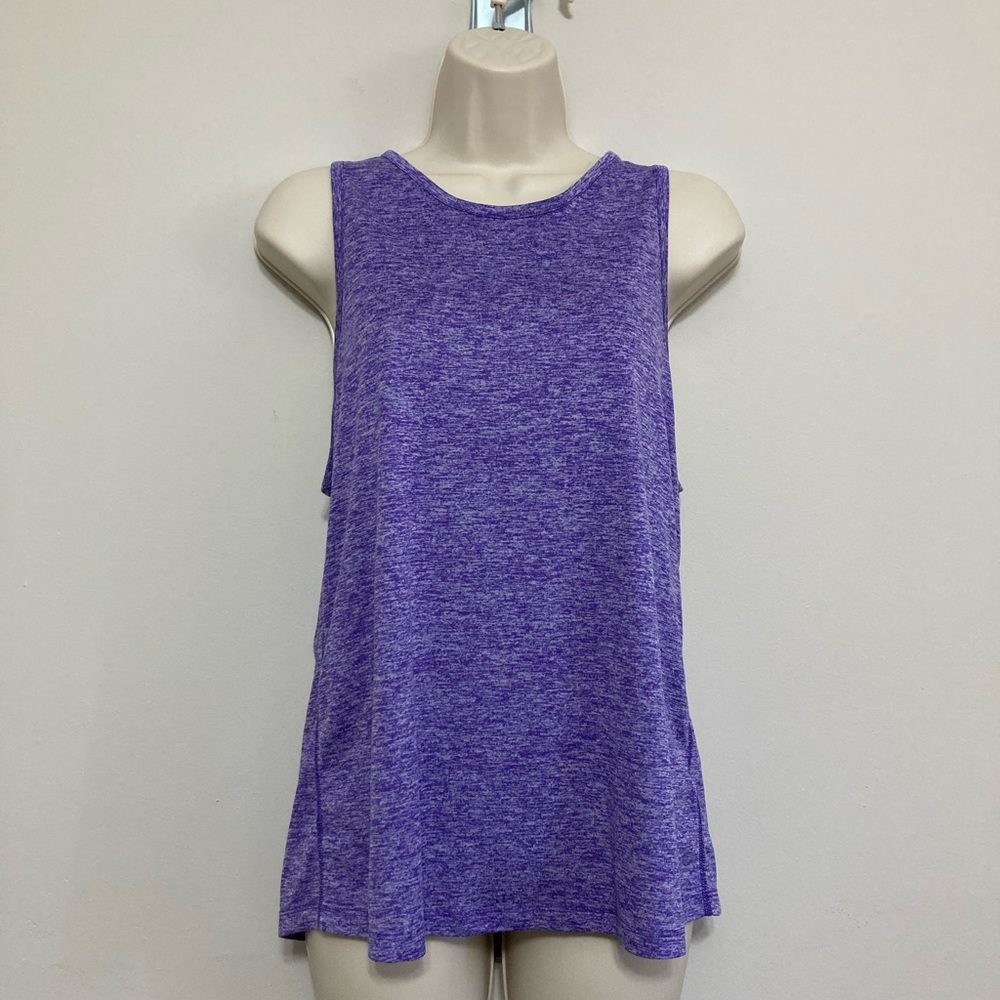 Nike Purple Wide Strap, Dri Fit Tank Top, Size M, Activewear, Running, Light